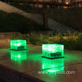 Solar Powered Courtyard Ice Brick Lamp